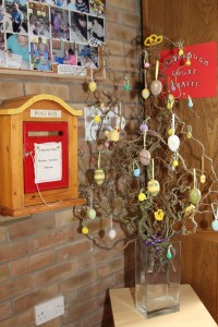 Christmas post box at Framland