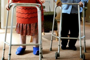 Frail people in care homes