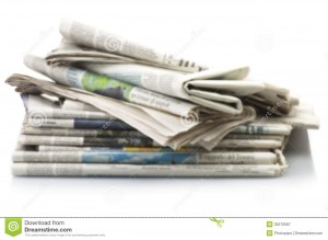 pile-various-newspapers-over-white-background-35270587